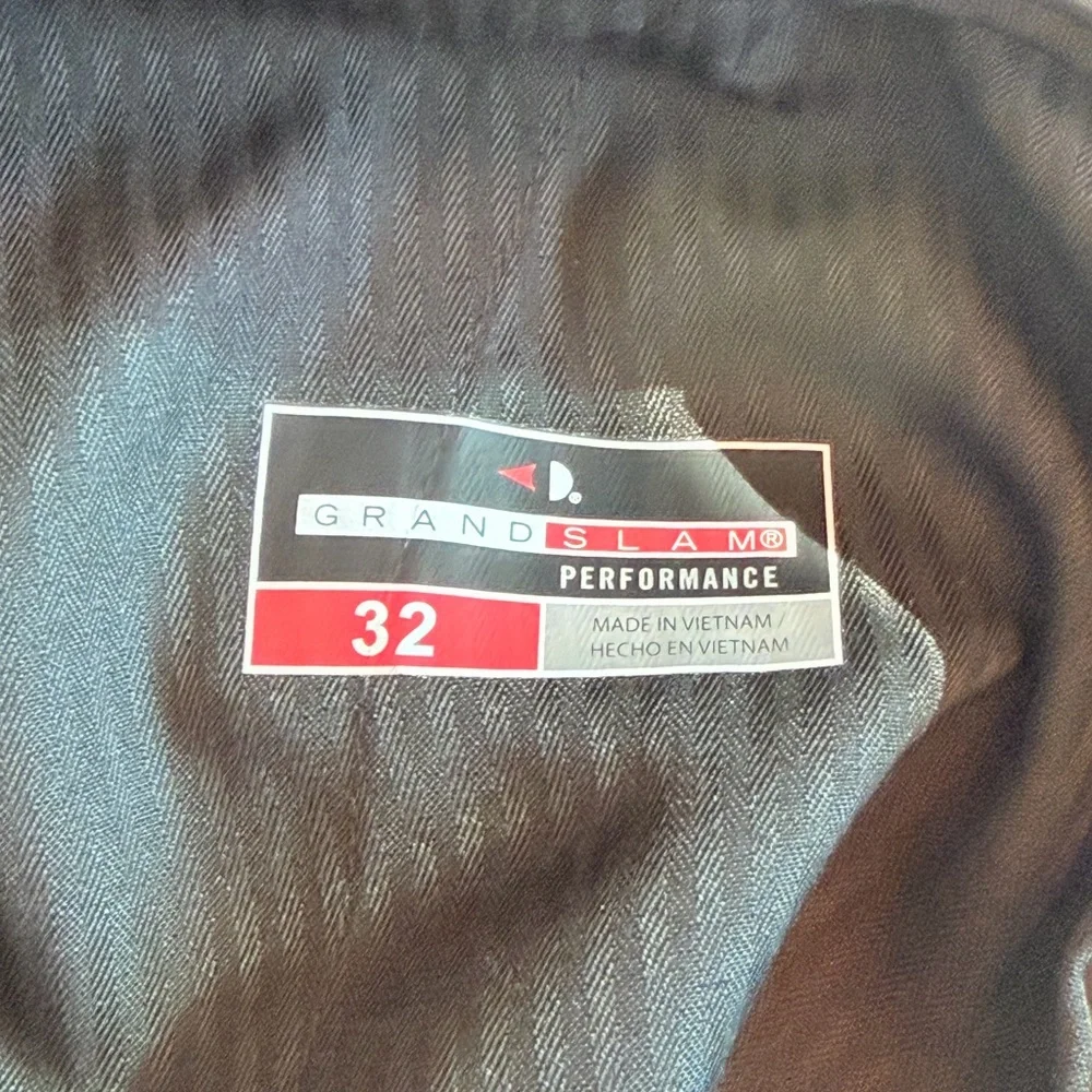 Grand Slam Performance Mens Gray Golf Shorts - Size 32